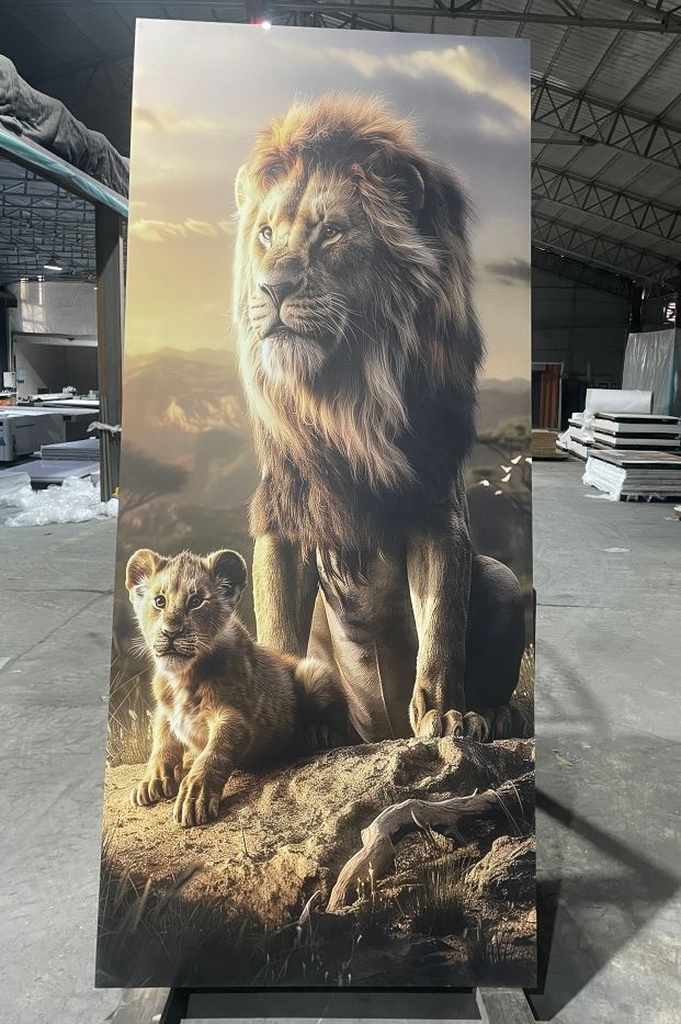 High Definition 3D UV Decorative Printing Board factory