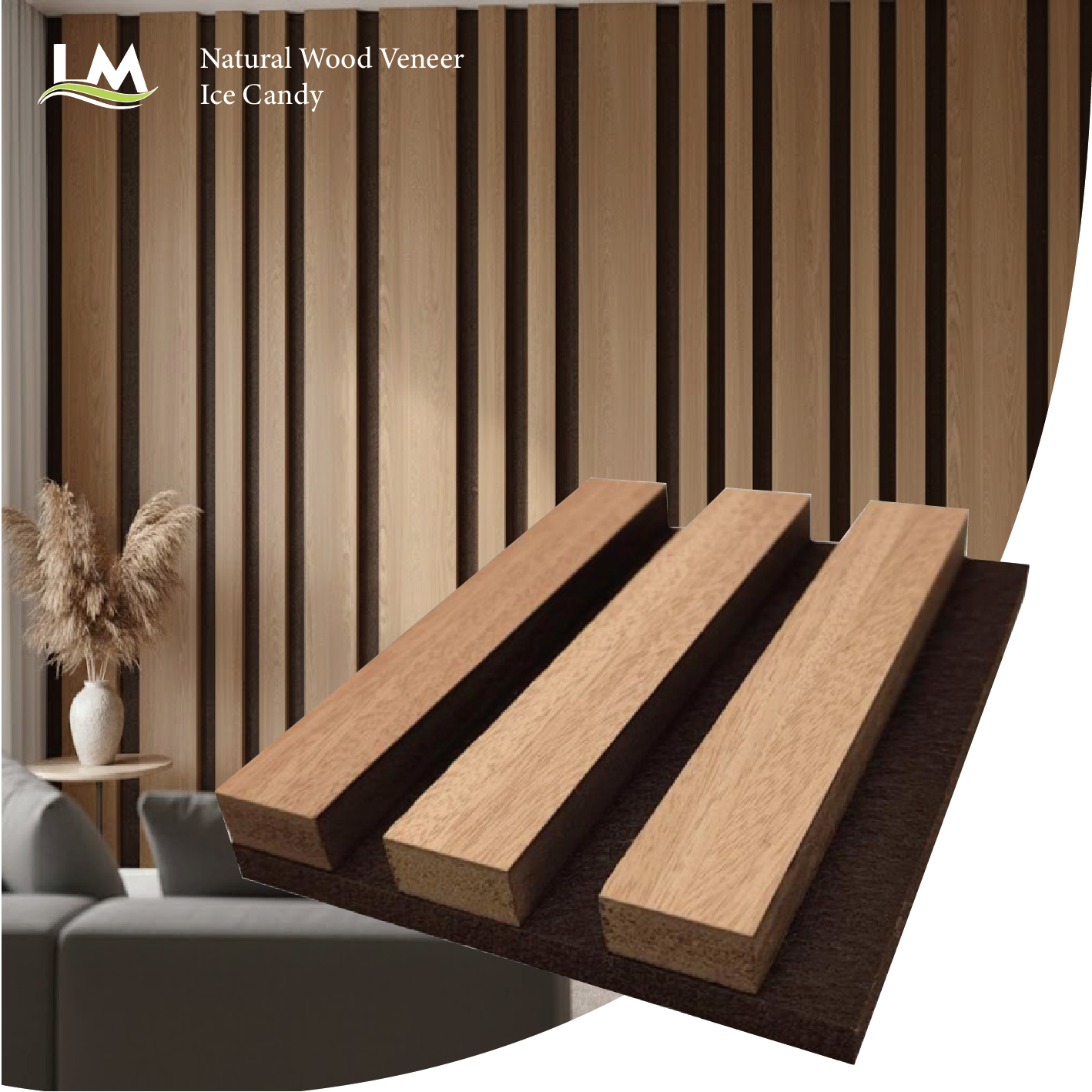 Fibrous Bamboo-Charcoal WPC Planks