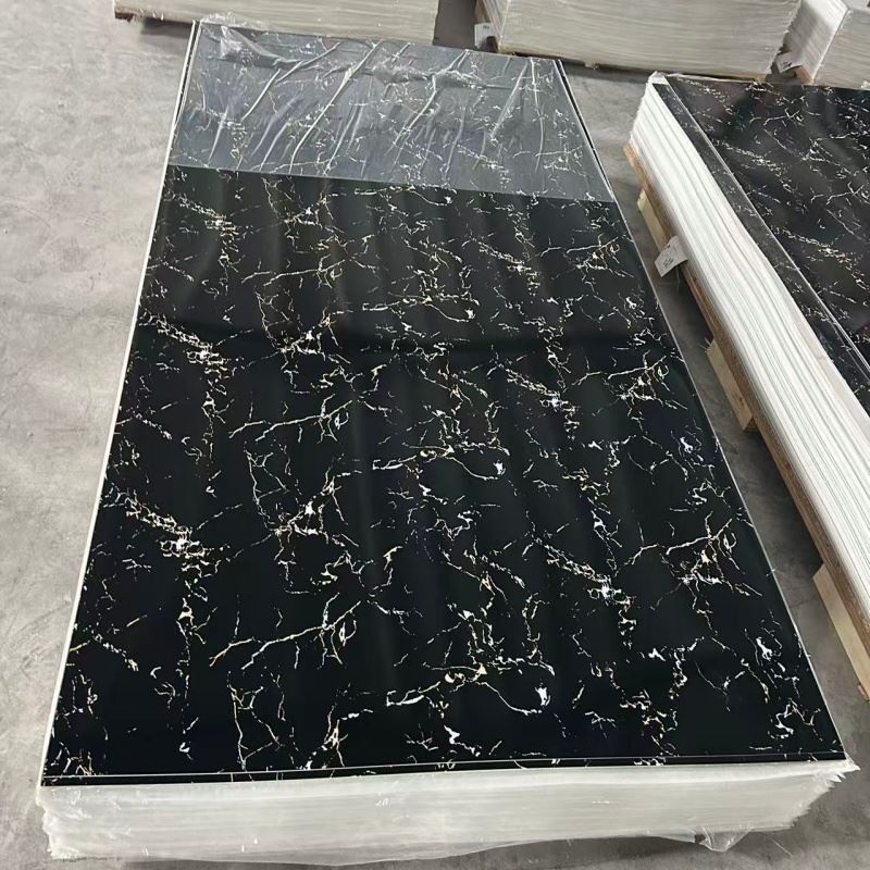 Scratch Resistant UV Panel PVC Artificial Marble UV Sheet Interior Wall Cladding Board